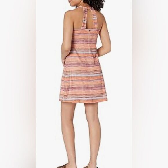 Prana Women's Cantine Dress Birch Linea‎ Halter Medium Excellent Condition - Picture 2 of 10